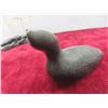 Image 11 : 3 Soapstone Carvings: Lizard, 1 1/2" x 7" x 2" By P.Rick and Duck (Damage To Nose) 3 1/4" x 6 1/4" x