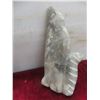 Image 11 : Dog Howling Black Stone Carving By Navak Siranik From Baffin Island, ", Hand Carved Inuit Work, Sig