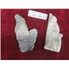 Image 1 : Dog Howling Black Stone Carving By Navak Siranik From Baffin Island, ", Hand Carved Inuit Work, Sig