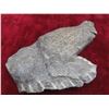 Image 6 : Dog Howling Black Stone Carving By Navak Siranik From Baffin Island, ", Hand Carved Inuit Work, Sig