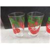 Image 3 : Vintage Chip And Dip Bowl Set With Candy Dish, 7 Juice Glasses And Pitcher, Cup Tree, And 5 Coffee