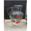 Image 4 : Vintage Chip And Dip Bowl Set With Candy Dish, 7 Juice Glasses And Pitcher, Cup Tree, And 5 Coffee