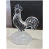 Image 2 : Crystal D'Arques Lead Crystal With Hand Blown Art Glass Vase And Ruffle Pedestal Centerpiece Bowl