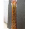 Image 3 : Vintage Amber Glass Genie Bottle Decanter With Hobnail Pattern