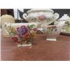 Image 3 : China Soup Tureen Set With Plate, Ladle, Creamers, Sugar Bowl, Salt And Pepper Shakers, Trivets And