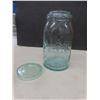Image 13 : Glass Canister And Kitchenware Lot With Sugar Shaker, Sealer Jar, Creamer And Hand Pressed Juicer