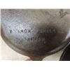 Image 3 : Three Cast Iron Frying Pans Measuring 9 1/2", 8" And 6 1/2"