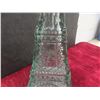 Image 13 : Cut Glass Decor Lot With Candlestick Holders, Ashtray, Eiffel Tower Form And 14" Glass Flower Frog