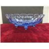 Image 10 : Indiana Glass And Depression Glass Serving Pieces Including Blue Bowl, Butter Dish And Candy Dish