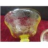 Image 5 : Indiana Glass And Depression Glass Serving Pieces Including Blue Bowl, Butter Dish And Candy Dish