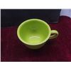 Image 4 : Five Homer Laughlin Fiesta Ware Coffee Mugs In Lemongrass Colour