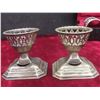 Image 18 : Vintage Flatware And Tableware Lot With Napkin Rings, Egg Cups And Birks Sterling Shakers