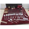 Image 1 : Vintage Flatware And Tableware Lot With Napkin Rings, Egg Cups And Birks Sterling Shakers