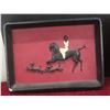 Image 2 : Two Decorative Plastic Or Chalkware Pictures Measuring 7 1/2" x 10"