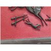 Image 7 : Two Decorative Plastic Or Chalkware Pictures Measuring 7 1/2" x 10"
