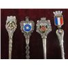 Image 10 : Collector Spoon Lot With Silver Plated Tongs And Vintage Gerber Long Handled Spoon