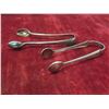 Image 2 : Collector Spoon Lot With Silver Plated Tongs And Vintage Gerber Long Handled Spoon