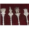Image 6 : Collector Spoon Lot With Silver Plated Tongs And Vintage Gerber Long Handled Spoon