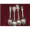 Image 7 : Collector Spoon Lot With Silver Plated Tongs And Vintage Gerber Long Handled Spoon