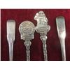 Image 8 : Collector Spoon Lot With Silver Plated Tongs And Vintage Gerber Long Handled Spoon