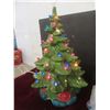 Image 3 : Ceramic Christmas Tree, 18" Tall With Extra Coloured Lights