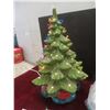 Image 4 : Ceramic Christmas Tree, 18" Tall With Extra Coloured Lights