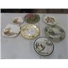 Image 1 : Seven China Serving Plates: Wedgwood, Shelley, Staffordshire and Camellia