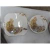 Image 2 : Seven China Serving Plates: Wedgwood, Shelley, Staffordshire and Camellia