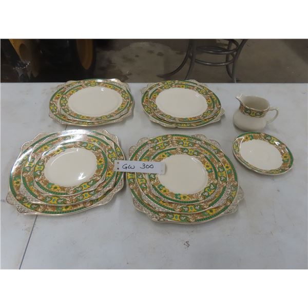 Twelve Pieces Of Royal Staffordshire Pottery