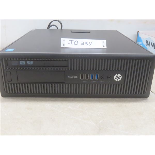 HP ProDesk 600 G1 Desktop With Intel i5, Wi-Fi, Power Cable, and Windows 11 Installed