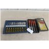 Image 1 : Two Sets of Wood Chisels, Craftsman 4-Piece and Mastercraft 9-Piece