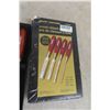 Image 2 : Two Sets of Wood Chisels, Craftsman 4-Piece and Mastercraft 9-Piece