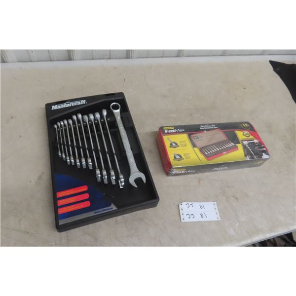 New Mastercraft Metric Wrench 8 to 22mm and Fat Max Hex Driver Set