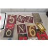 Image 3 : Metal No Parking Sign, House Numbers and Letters - All New