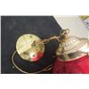 Image 3 : MCM Light Fixture Ruby Red and Swag Lamp Chain