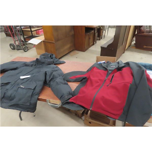 ACX Winter Jacket, Size LG, and Kirkland Light Jacket, Size XL