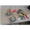 Image 1 : Hammer, Tape Measure, Dowels, Post Cap, Circular Saw Blades, Chalk Line