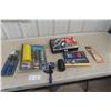 Image 1 : Mastercraft 74-Piece 1/4 to 3/8 Socket Set, 20-Piece Air Kit, Chain Sharpener, Electronic Caliper