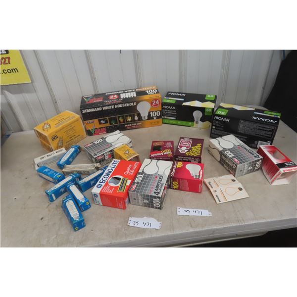 Light Bulbs NOS, 40W, 60W, 100W