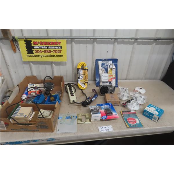 Extension Cord, Power Bar, Electric Timer, Plugs