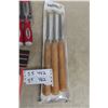 Image 4 : New Wood Chisels, Lathe Turning Chisels, and Carving Set