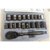 Image 3 : 3/8 Standard Socket Set, Mastercraft 14-Piece Metric Wrench Set, Crescent Wrench Pliers, Mostly New