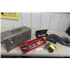 Image 1 : Metal Tool Box, Socket Set, Allen Wrenches, Pliers