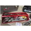 Image 3 : Metal Tool Box, Socket Set, Allen Wrenches, Pliers