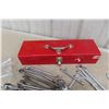 Image 7 : 3/8 Socket Set, Wrench Set, Tool Box, and Screwdriver