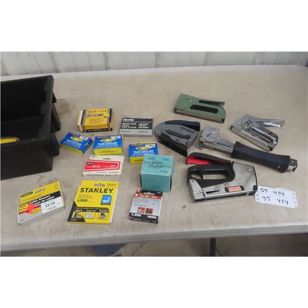 5 Staplers and Quantity of Staples