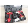 Image 1 : Craftsman 19.2V Drill, Flashlight, Two Batteries, Charger,  Case