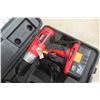 Image 2 : Craftsman 19.2V Drill, Flashlight, Two Batteries, Charger,  Case