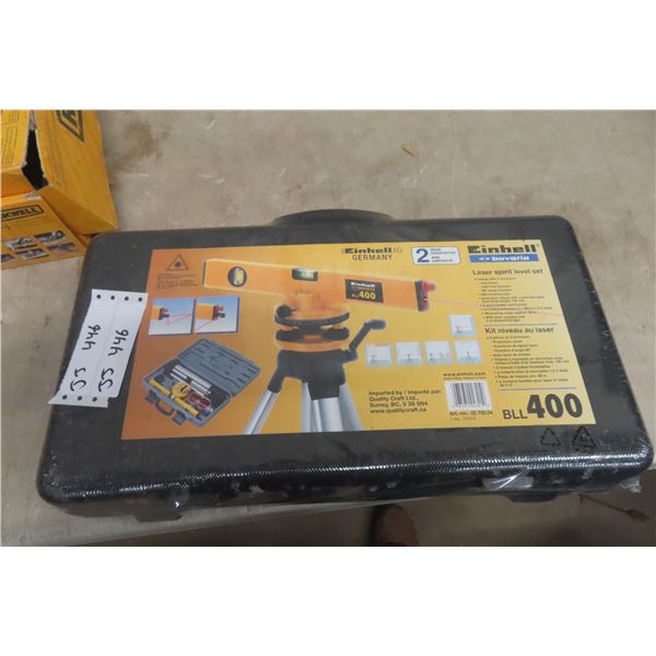 New Fintek BLL 400 Laser Spirit Level Set