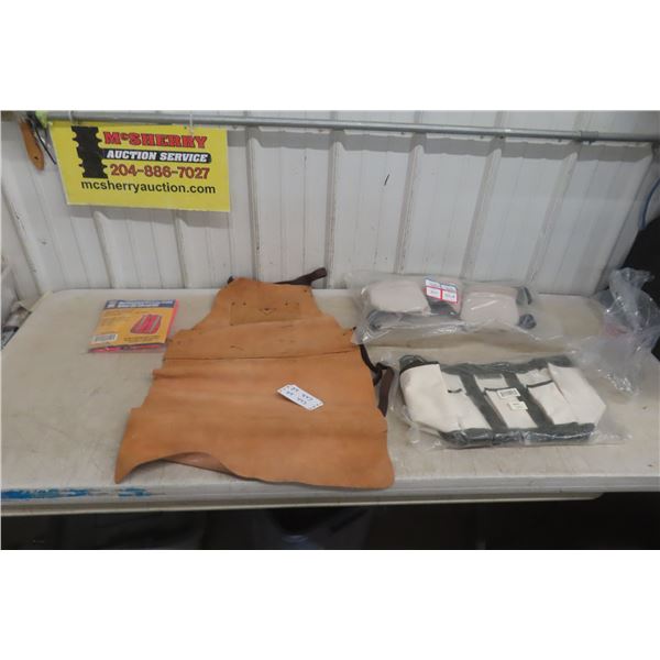 Two New Tool Pouches With Apron, Safety Vest, and Gloves